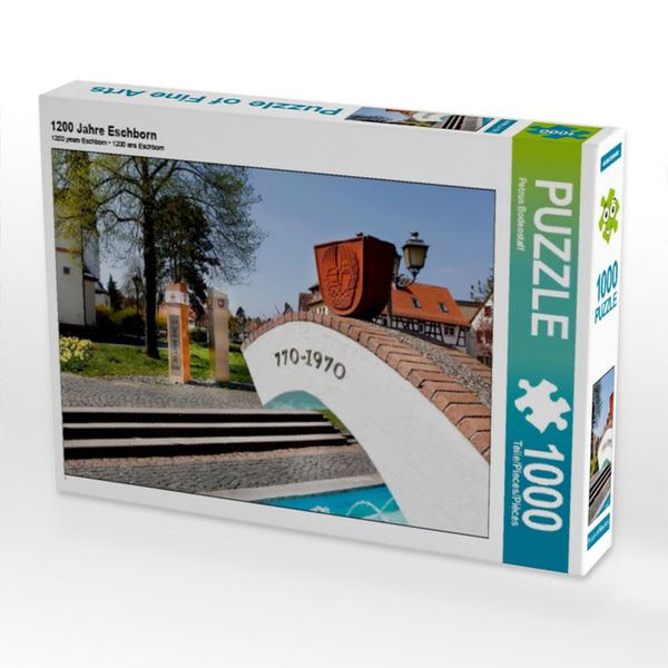 Produktbild: CALVENDO Puzzle 1200 Jahre Eschborn | 1000 Teile Lege-Gr&ouml;&szlig;e 64x48cm Foto-Puzzle f&uuml;r gl&uuml;ckliche Stunden
