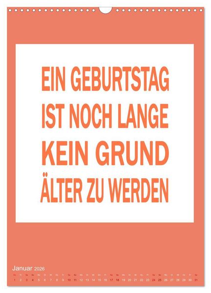 Produktbild: Memo an mich (Wandkalender 2026 DIN A3 hoch), CALVENDO Monatskalender