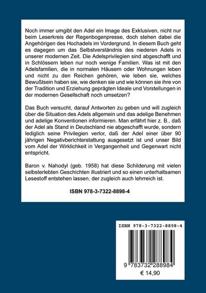 Produktbild: Adeliges Bewu&szlig;tsein