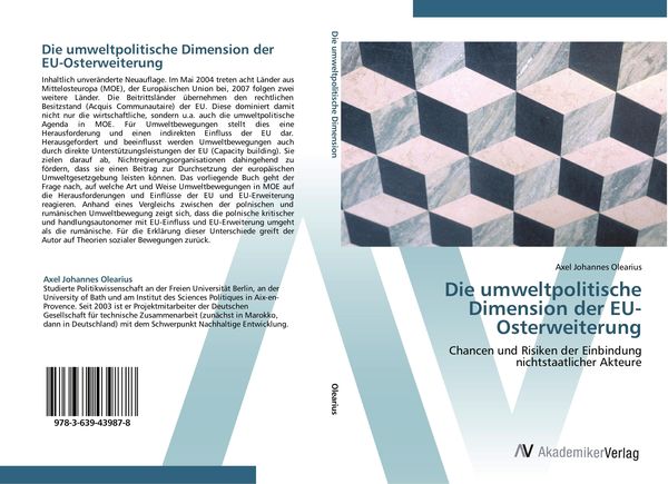 Produktbild: Die umweltpolitische Dimension der EU-Osterweiterung