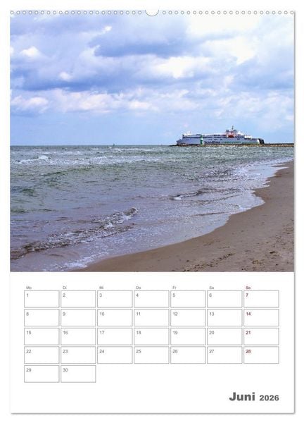 Produktbild: Mein Warnem&uuml;nde - Das moderne Ostseebad im Norden von Rostock (Wandkalender 2026 DIN A2 hoch), CALVENDO Monatskalender