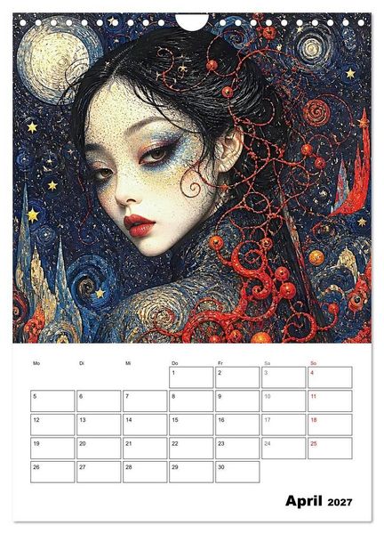 Produktbild: Mystische Gesichter der Unendlichkeit (Wandkalender 2027 DIN A4 hoch), CALVENDO Monatskalender
