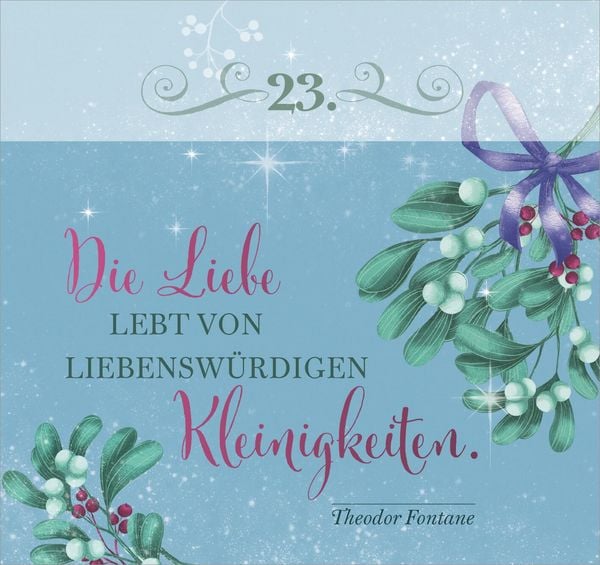 Produktbild: Postkarten-Adventskalender. Weihnachten ist, wenn das Herz nach Hause kommt