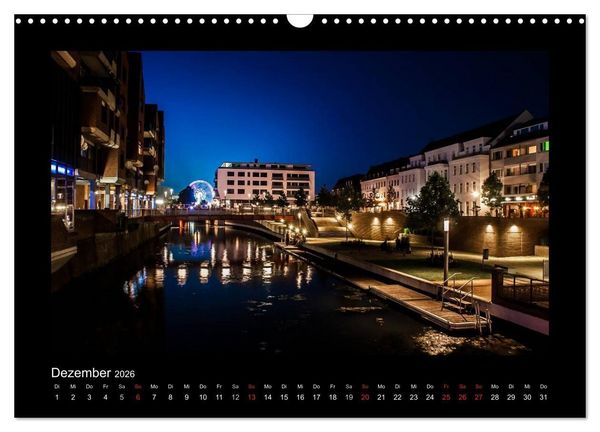 Produktbild: Sch&ouml;nes Kleve bei Tag und Nacht (Wandkalender 2026 DIN A3 quer), CALVENDO Monatskalender
