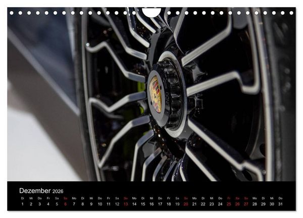 Produktbild: Heiligs Blechle - Porsche-Ikonen im Detail (Wandkalender 2026 DIN A4 quer), CALVENDO Monatskalender