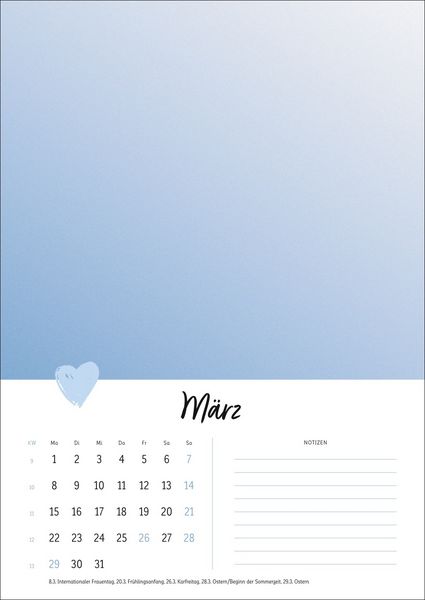 Produktbild: Kreativkalender Mit Liebe gemacht A4 2027