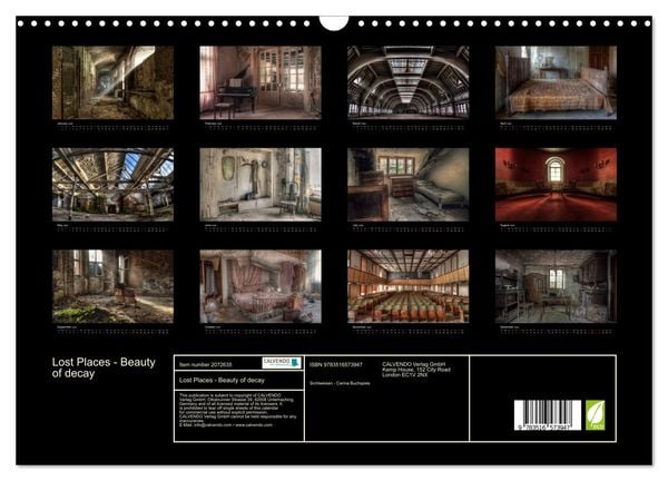 Produktbild: Lost Places - Beauty of decay (Wall Calendar 2026 DIN A3 landscape), CALVENDO 12 Month Wall Calendar