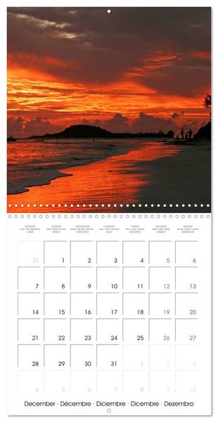 Produktbild: dream beaches - Seychelles (Wall Calendar 2026 12 &times; 12 Inch) CALVENDO 12 Month Wall Calendar