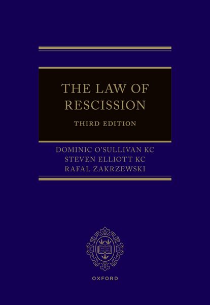 Produktbild: The Law of Rescission