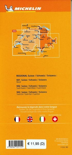 Produktbild: Michelin Schweiz S&uuml;d-West