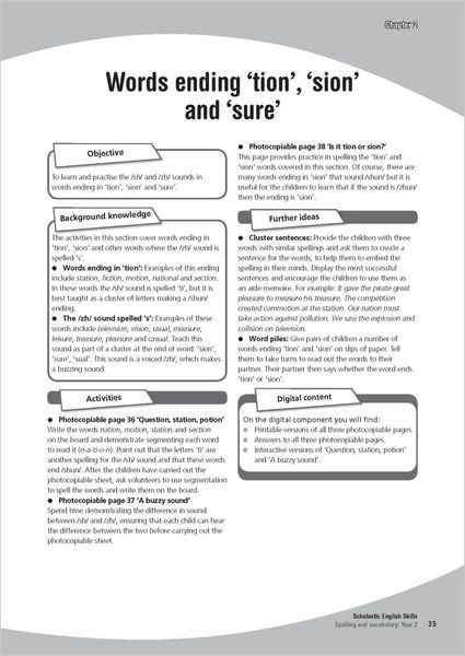 Produktbild: Spelling and Vocabulary Teacher's Book (Year 2)