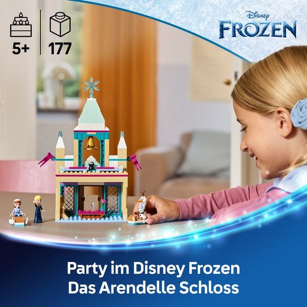 Produktbild: LEGO ǀ Disney 43265 Frozen Das Arendelle Schloss, Spielzeug mit Elsa