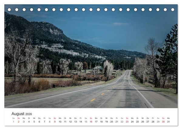 Produktbild: USA Roads (Tischkalender 2026 DIN A5 quer), CALVENDO Monatskalender