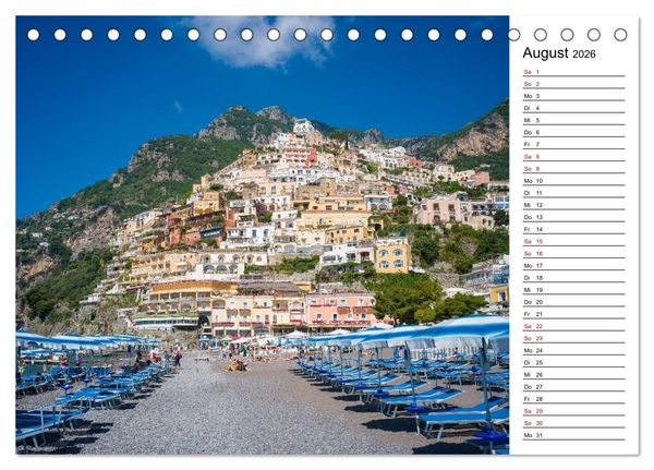 Produktbild: Amalfik&uuml;ste - Der Planer (Tischkalender 2026 DIN A5 quer), CALVENDO Monatskalender