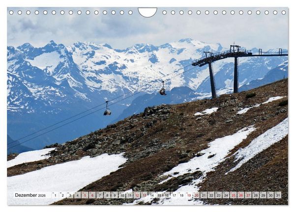 Produktbild: Bergbahnen in den Alpen (Wandkalender 2026 DIN A4 quer), CALVENDO Monatskalender