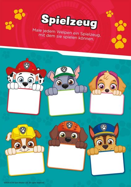 Produktbild: PAW Patrol Kindergartenheft: Mein pfotenstarker Spa&szlig;block