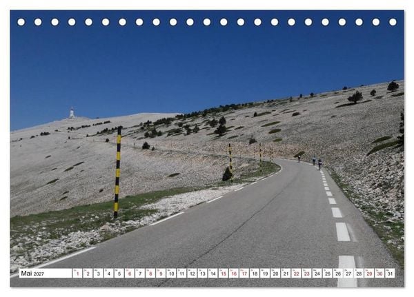 Produktbild: Mit dem Rennrad zum Mont Ventoux (Tischkalender 2027 DIN A5 quer), CALVENDO Monatskalender