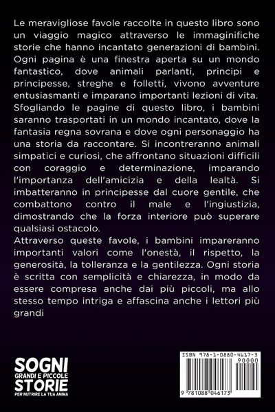 Produktbild: Sogni Grandi e Piccole Storie per Nutrire la Tua Anima