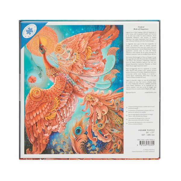Produktbild: Firebird 1000 Piece Jigsaw Puzzle by Paperblanks (Birds of Happiness)