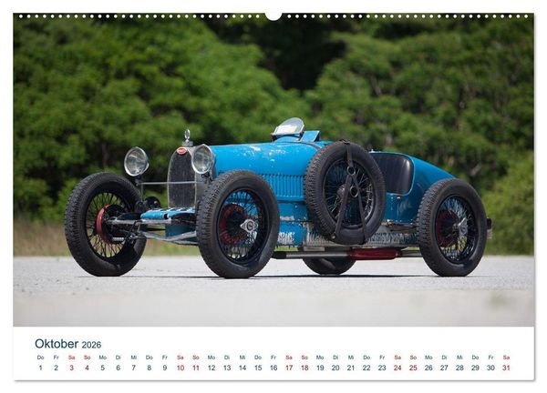 Produktbild: Bugatti Traumautos (hochwertiger Premium Wandkalender 2026 DIN A2 quer), Kunstdruck in Hochglanz