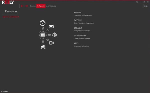 Produktbild: Reely V8 Sound Soundmodul V8 Motor 4 - 8V