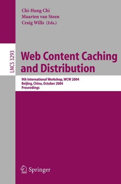 Produktbild: Web Content Caching and Distribution