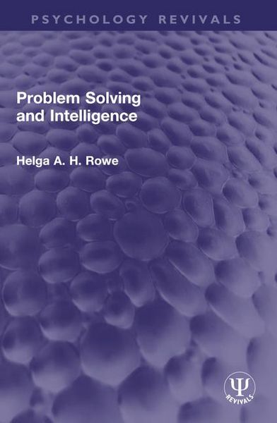 Produktbild: Rowe, H: Problem Solving and Intelligence