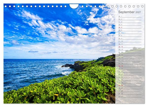 Produktbild: Malerisches Hawaii (Wandkalender 2027 DIN A4 quer), CALVENDO Monatskalender