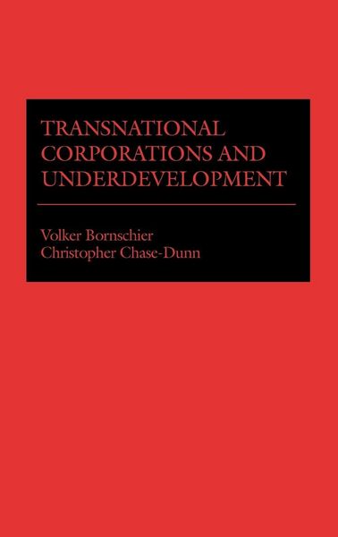 Produktbild: Transnational Corporations and Underdevelopment