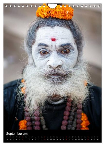Produktbild: Portraits aus Indien (Wandkalender 2026 DIN A4 hoch), CALVENDO Monatskalender