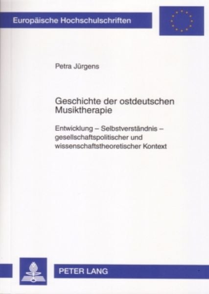 Produktbild: Geschichte der ostdeutschen Musiktherapie