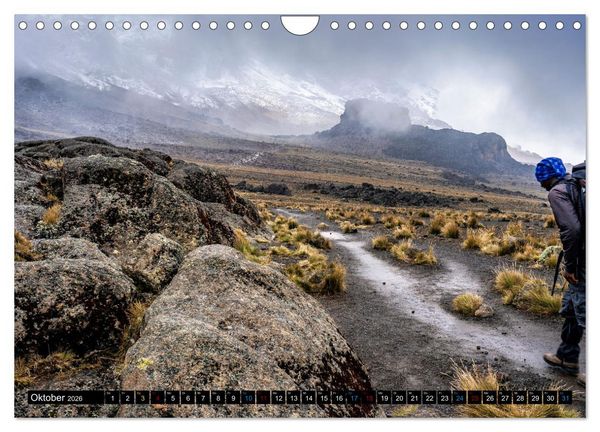 Produktbild: Kilimanjaro - das Dach Afrikas (Wandkalender 2026 DIN A4 quer), CALVENDO Monatskalender