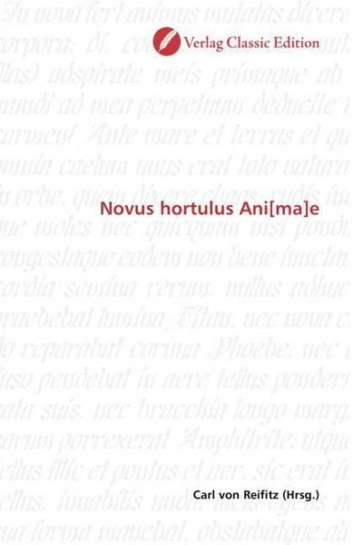 Produktbild: Novus hortulus Ani[ma]e