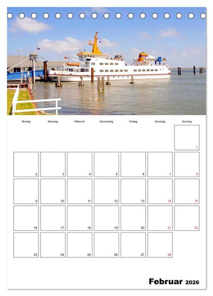 Produktbild: Langeoog - eine Trauminsel (Tischkalender 2026 DIN A5 hoch), CALVENDO Monatskalender