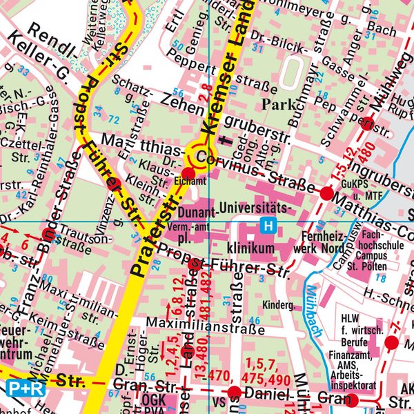 Produktbild: St. Pölten, Stadtplan 1:15.000, freytag & berndt