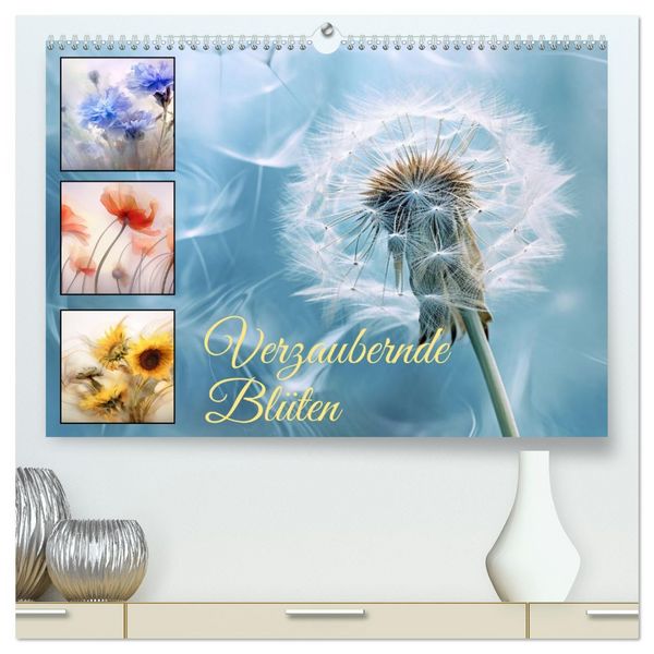Verzaubernde Blüten (hochwertiger Premium Wandkalender 2026 DIN A2 quer), Kunstdruck in Hochglanz