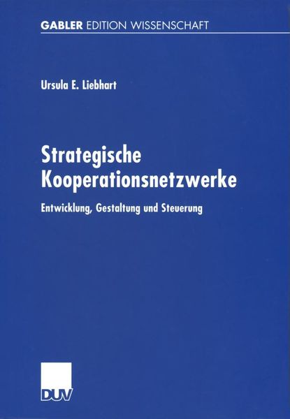 Produktbild: Strategische Kooperationsnetzwerke