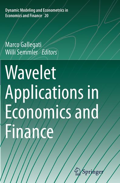 Produktbild: Wavelet Applications in Economics and Finance
