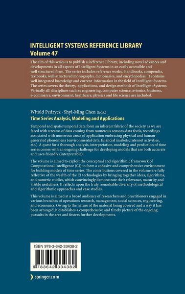 Produktbild: Time Series Analysis, Modeling and Applications
