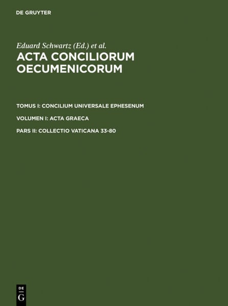 Produktbild: Collectio Vaticana 33-80