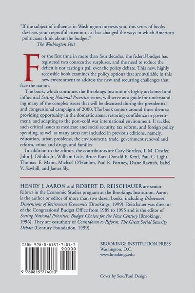 Produktbild: Setting National Priorities