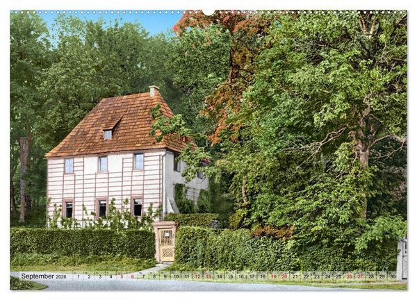 Produktbild: Th&uuml;ringen um das Jahr 1900 &ndash; Fotos neu restauriert und detailcoloriert. (Wandkalender 2026 DIN A2 quer), CALVENDO Monatskalender