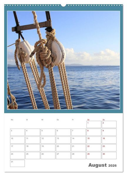 Produktbild: Pur maritim (Wandkalender 2026 DIN A2 hoch), CALVENDO Monatskalender
