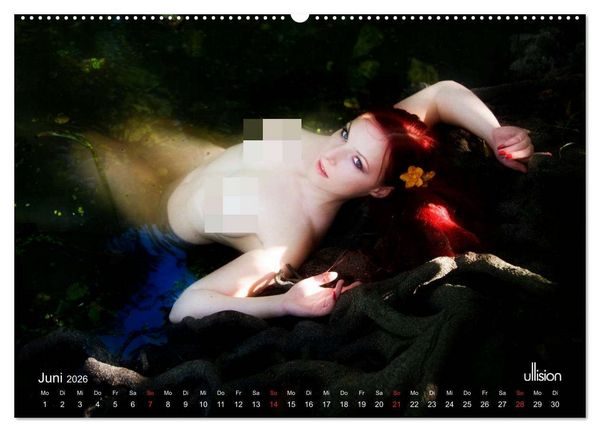 Produktbild: OPHELIA, sinnlich - mystisch - sehnsuchtsvoll (Wandkalender 2026 DIN A2 quer), CALVENDO Monatskalender