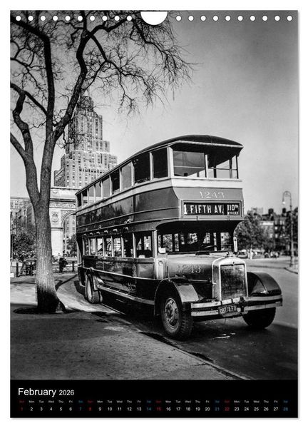 Produktbild: Historic New York 1936 (Wall Calendar 2026 DIN A4 portrait), CALVENDO 12 Month Wall Calendar