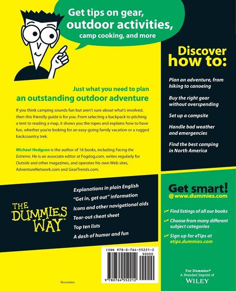 Produktbild: Camping For Dummies