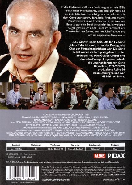 Produktbild: Lou Grant, Staffel 5 / Die letzten 24 Folgen der preisgekr&ouml;nten Kultserie mit Edward Asner (Pidax Serien-Klassiker) [4 DVDs]