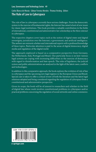Produktbild: The Rule of Law in Cyberspace