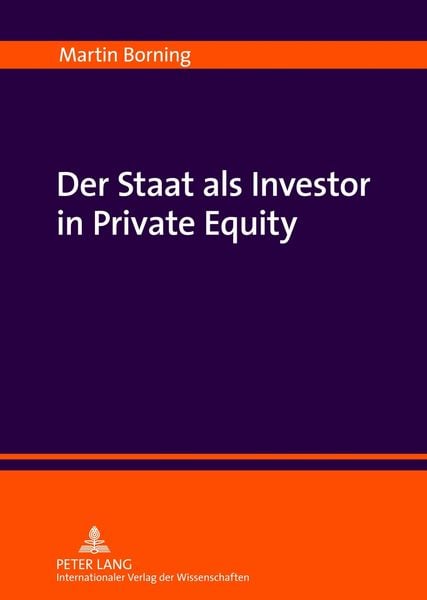 Produktbild: Der Staat als Investor in Private Equity