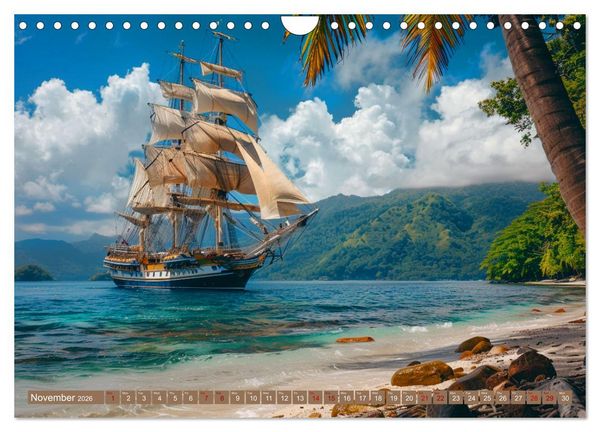 Produktbild: Sailing Through Seasons (Wall Calendar 2026 DIN A4 landscape), CALVENDO 12 Month Wall Calendar